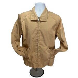 Vintage Sears the Mens Store Nylon Zip-Up Windbreaker Jacket Large Tall Boxy Fit